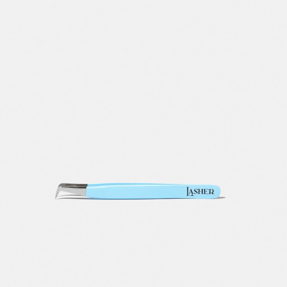 L shape small Boot Fiber Tip tweezers