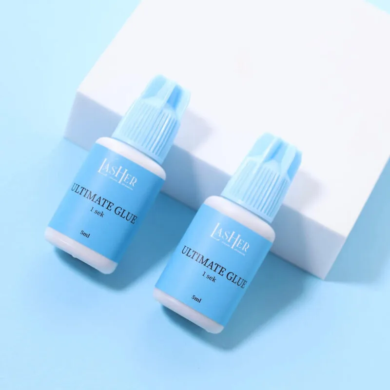 Ultimate ripsmeliim 5ml – kiirelt kuivav ja usaldusväärne liim klassikaliste ja volüümripsmete paigaldamiseks.