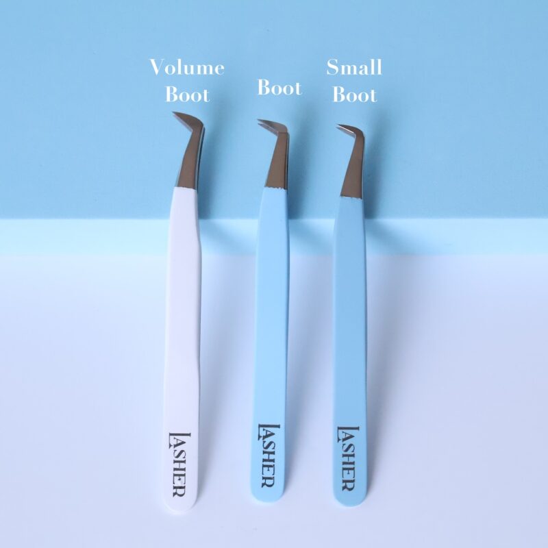L shape Mini Boot Fiber Tip pintsetid