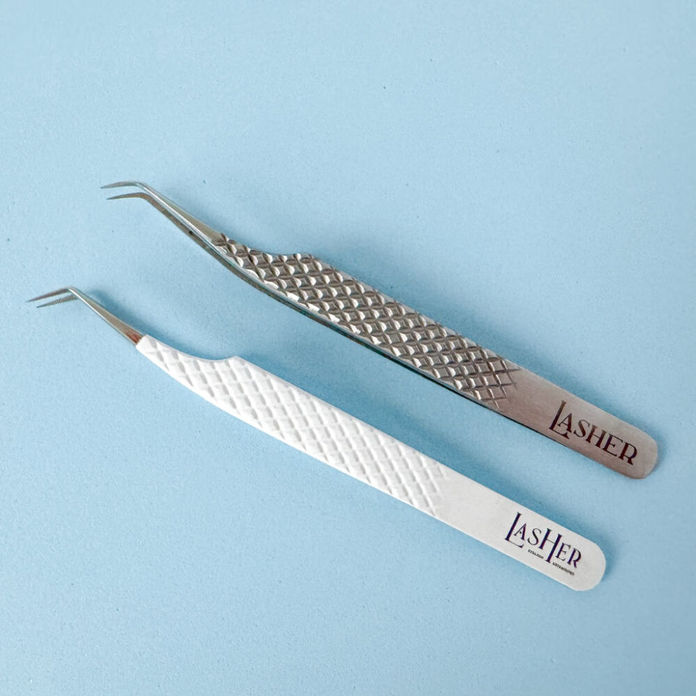 Fiber Tip Tweezers 45° - Image 2