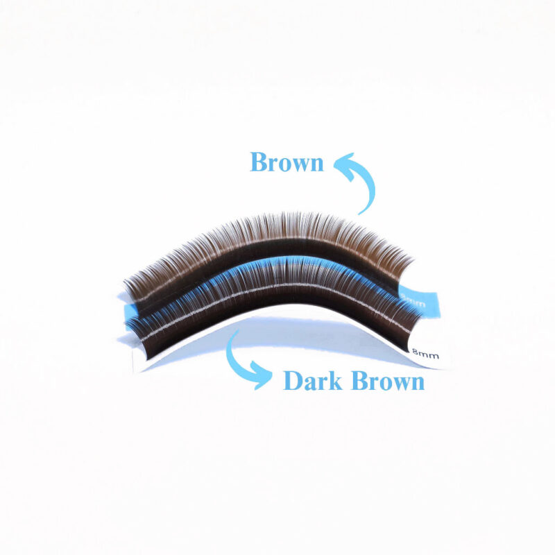 Dark Brown lashes, 0.07
