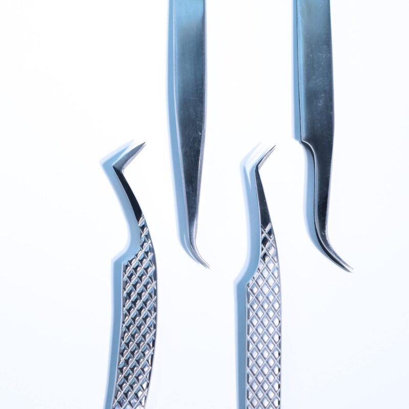Fiber Tip Tweezers 45°