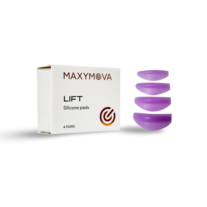 Silicone Eyelash Shields, 4 pairs