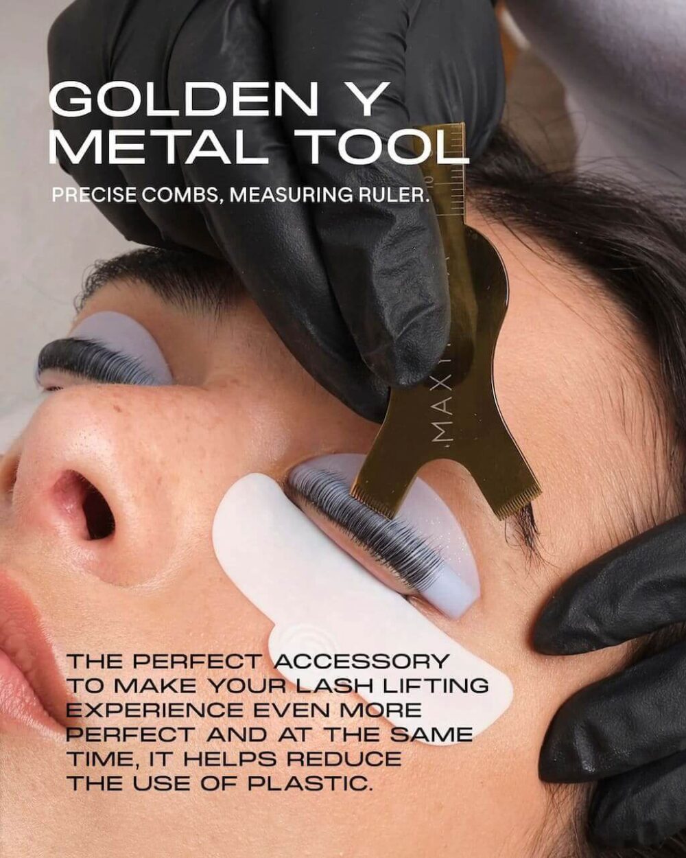 Y metal tool for lash lift - Image 2