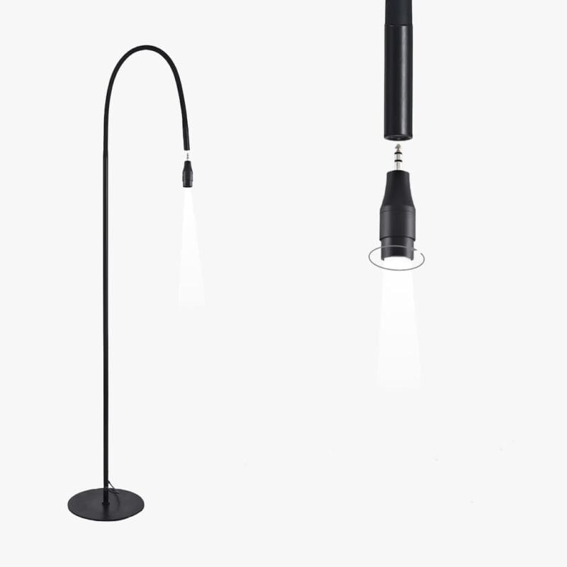 UV LED ripsilamppu kahdella LED lampulla.