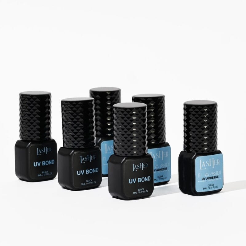 UV LED ripsmeliim 5ml – läbipaistev ja kiirelt kuivav liim ripsmepikenduste paigaldamiseks.